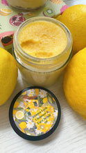 Load image into Gallery viewer, LEMON LUSH! Cleanser and Face Scrub in one.. smells like Lemon Meringue cupcakes!