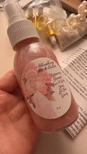 Load image into Gallery viewer, Blushing pink AURA MOISTURIZING face and body shimmer spray